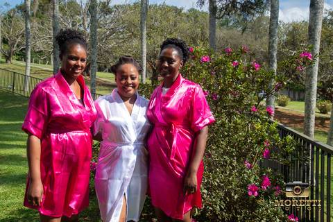 noiva e madrinhas de hobby'