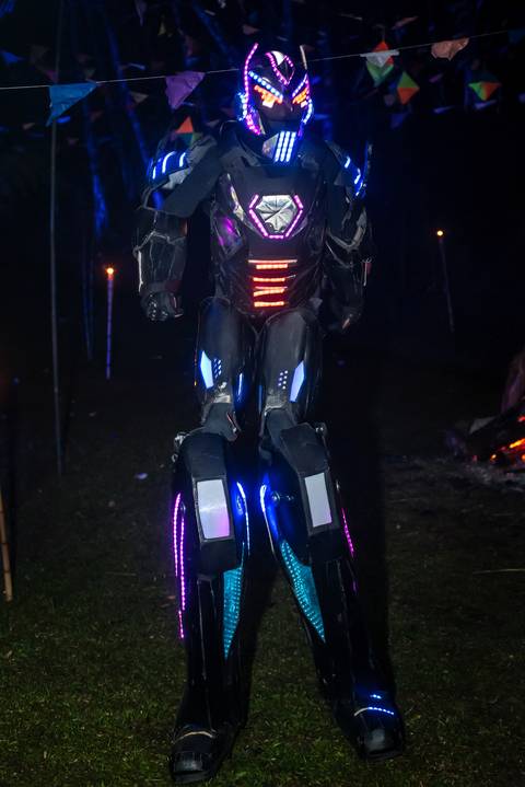 Robô de led'