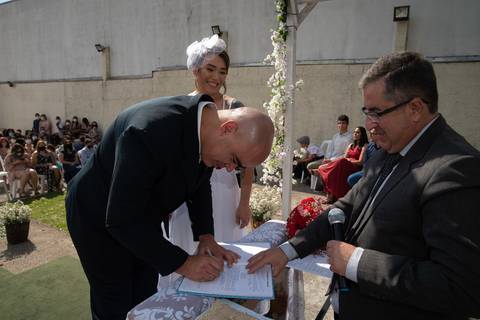 assinatura do casamento'