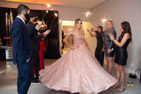 entrada da debutante'