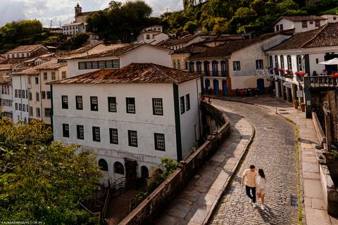 Nas ruas de Ouro Preto'