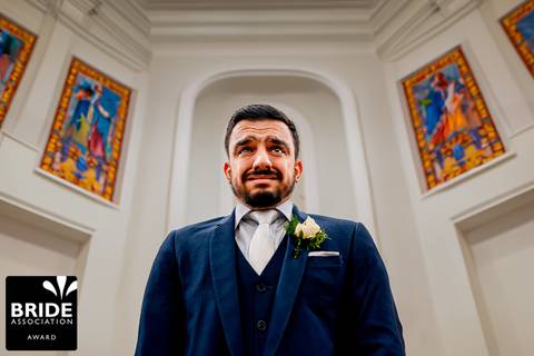 noivo com cara de choro'