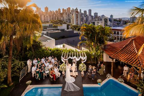 Casamento ao por do sol'