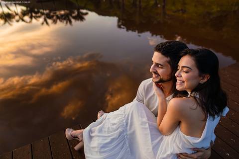 casal na ponte'