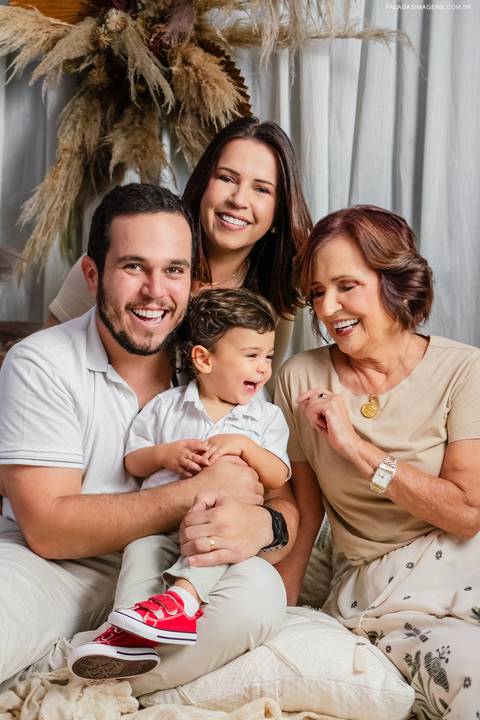 fotografias com a familia'