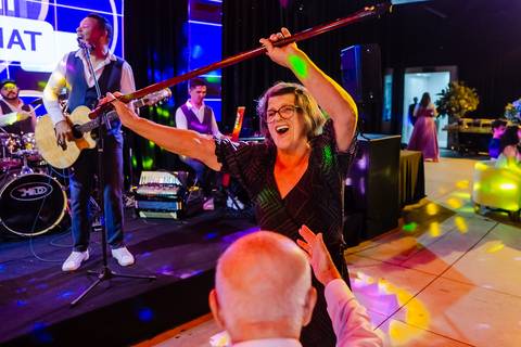 Avós na pista de dança'