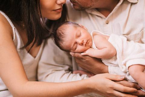 carinho os pais do bebê'