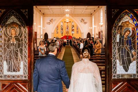 entrada na noiva com o pai'