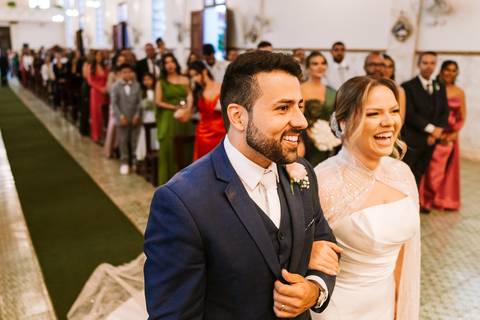 retratos dos noivos na cerimonia'