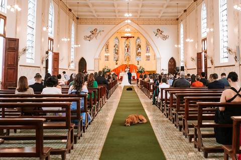 cerimonia na igreja'