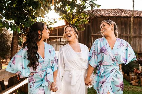 makig of da noiva com familia'