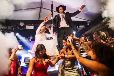 momento ds balada no casamento'
