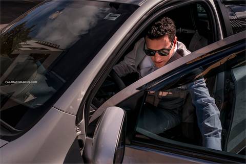 noivo indo para o making of em Minas Gerais'