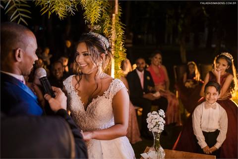 Reação das crianças na troca da aliança, casamento Vinícius e Fabrícia, '