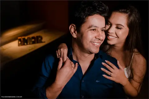 Amor, Fotografia pre wedding, fim de tarde, noivos André e Thaísa, '