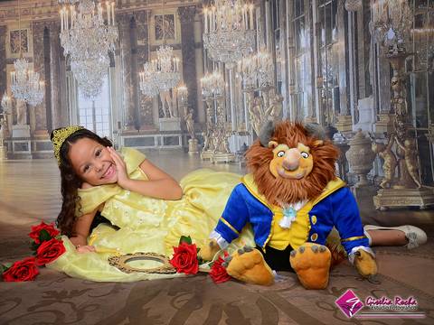 linda sessão de fotos Bela e a Fera '