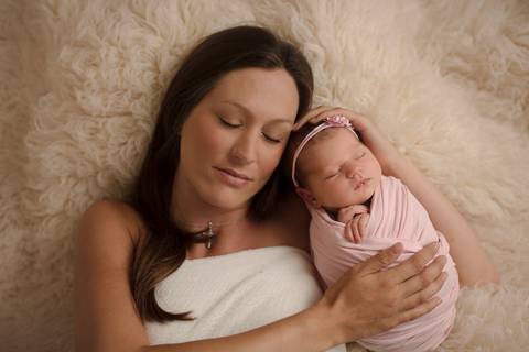 Mum and baby girl lied'