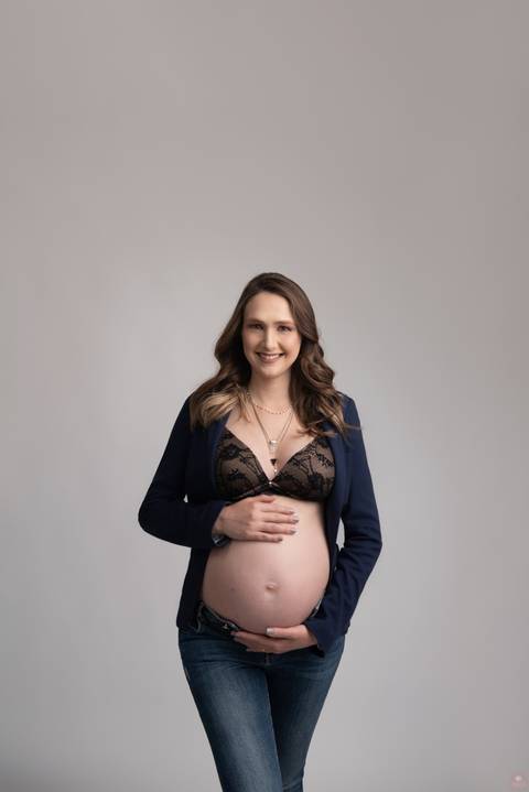 foto gestante de blazer'