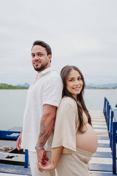 Ensaio Foto Gestante Macae na praia'