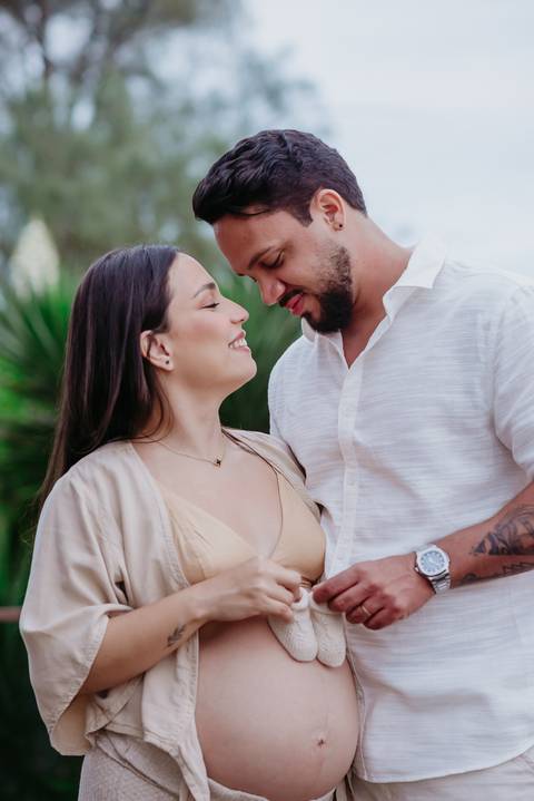 Ensaio Foto Gestante Macae na praia'