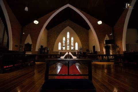 Sapato de noiva em SP Catedral anglicana SP'