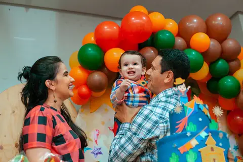 Arraiá de um ano do José Pedro, por Cristiane Libardi Fotografia - Mata da Praia - Vitória/ES '