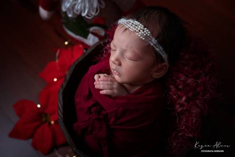 NEWBORN HELENA ANDRADE SESSÃO DE NATAL'