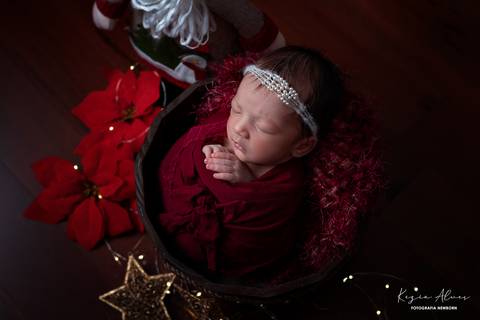 NEWBORN HELENA ANDRADE SESSÃO DE NATAL'