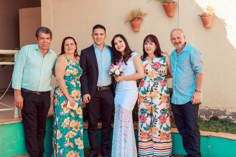 família casamento civil'