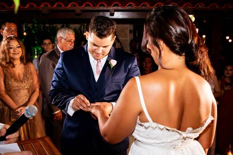 Fotografia de Mini Wedding Ligia e Thales'