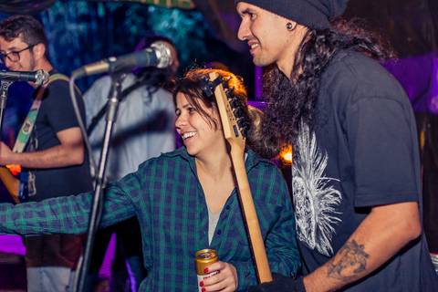 foto de show no Casarão do Rock em Santa Helena - PR'