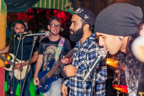 foto de show no Casarão do Rock em Santa Helena - PR'