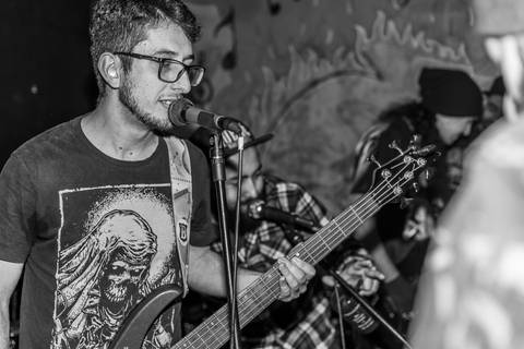 foto de show no Casarão do Rock em Santa Helena - PR'