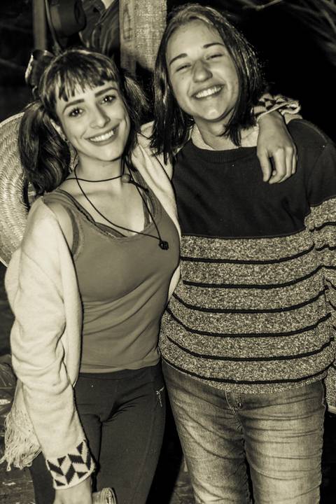 foto de pessoas que estão no show do Casarão do Rock em Santa Helena - PR'