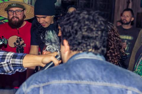 foto de show no Casarão do Rock em Santa Helena - PR'