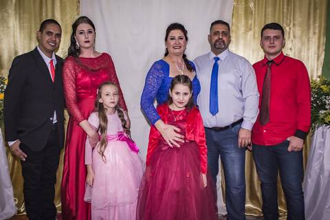 na celebração das bodas de ouro do casal Alaíde s e Armínio Draghetti (50 anos de casamento)'