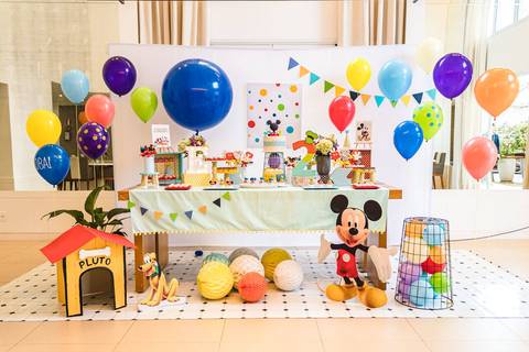 decoração de festa infantil tema Mickey - Turma do Mickey'