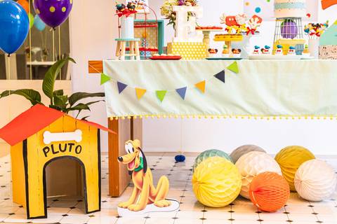 decoração de festa infantil tema Mickey - Turma do Mickey'