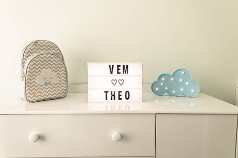 decoração do quarto do bebê'