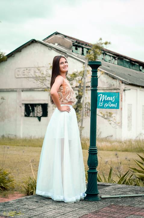 Ensaio Fotográfico de 15 Anos no Museu do Carvão - Franciele Straceione'