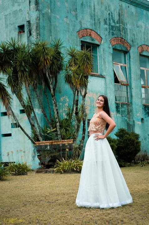 Ensaio Fotográfico de 15 Anos no Museu do Carvão - Franciele Straceione'