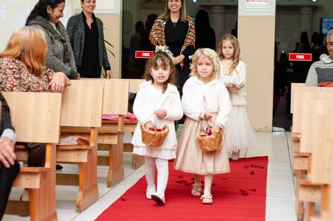 Casamento de Marciele e André realizado na Igreja Universal em Charqueadas/RS'