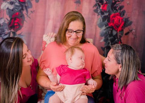 Ensaio Fotográfico de Dia das Mães em Arroio dos Ratos/RS - Yasmin Lombardi e Família'