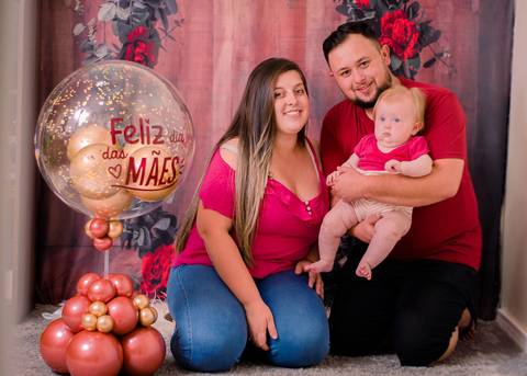 Ensaio Fotográfico de Dia das Mães em Arroio dos Ratos/RS - Yasmin Lombardi e Família'