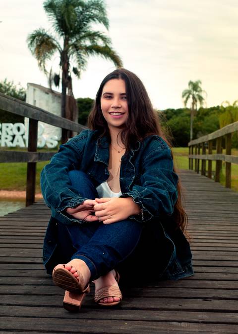 Ensaio Fotográfico de 15 Anos no Lago Municipal de Arroio dos Ratos/RS - Maria Eduarda'