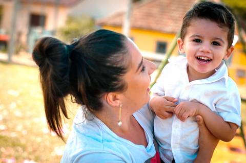 Ensaio Fotográfico de Dia das Mães em Arroio dos Ratos/RS - Ana Leonoura e Noah'