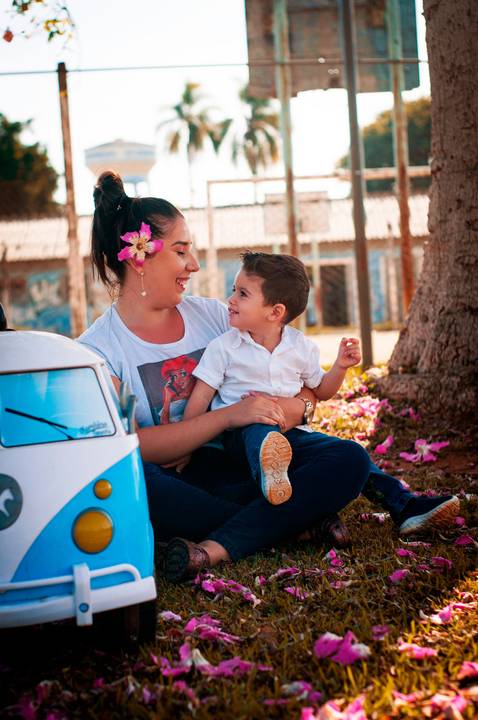 Ensaio Fotográfico de Dia das Mães em Arroio dos Ratos/RS - Ana Leonoura e Noah'