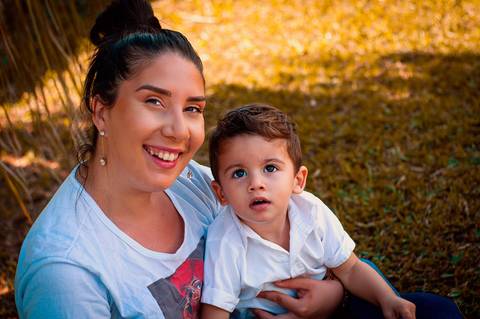 Ensaio Fotográfico de Dia das Mães em Arroio dos Ratos/RS - Ana Leonoura e Noah'