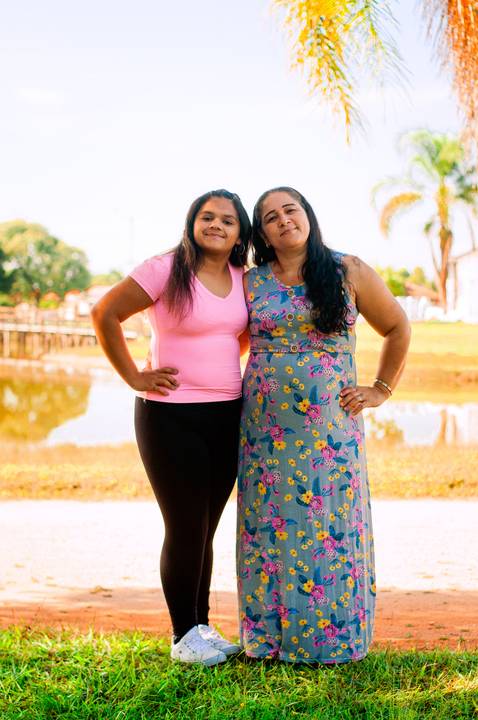 Ensaio Fotográfico de Dia das Mães no Lago Municipal de Arroio dos Ratos/RS - Vitória Santos e Família'