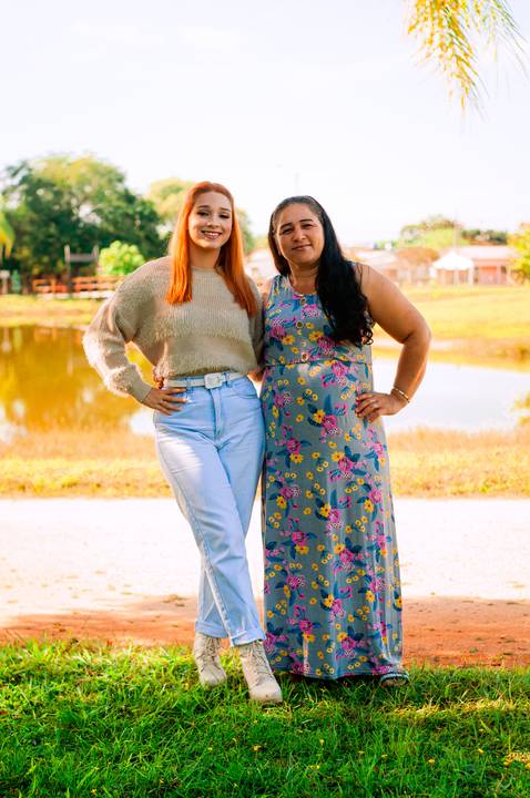 Ensaio Fotográfico de Dia das Mães no Lago Municipal de Arroio dos Ratos/RS - Vitória Santos e Família'